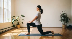 A women doing exercises for back pain